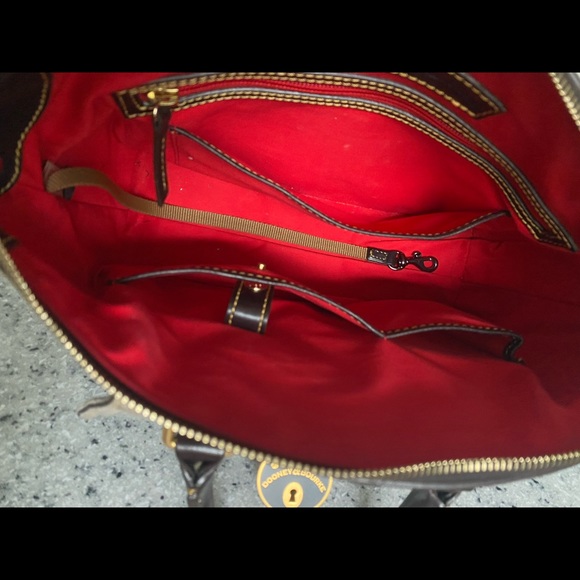 Dooney and Bourke leather/suede bag - Picture 2 of 4